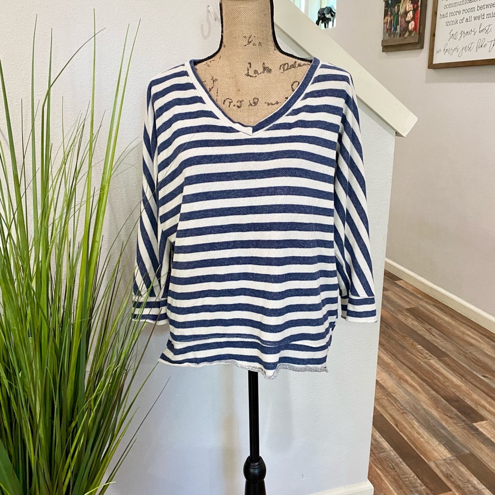 Kut from the kloth jersey knit sweatshirt, striped